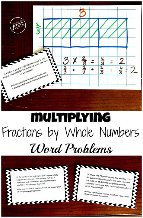 Multiplication Fraction Word Problems Worksheet - E-streetlight.com
