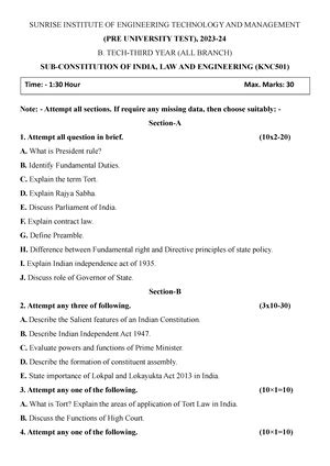 Sample ppr - Electronic 1 - Studocu