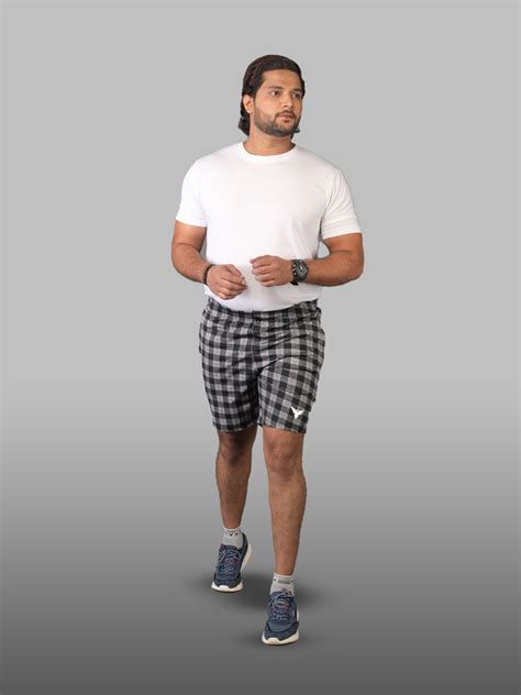 Men's Checkered Shorts