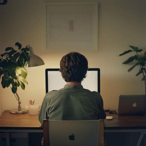 Image of Someone Working On a Computer 的图像结果