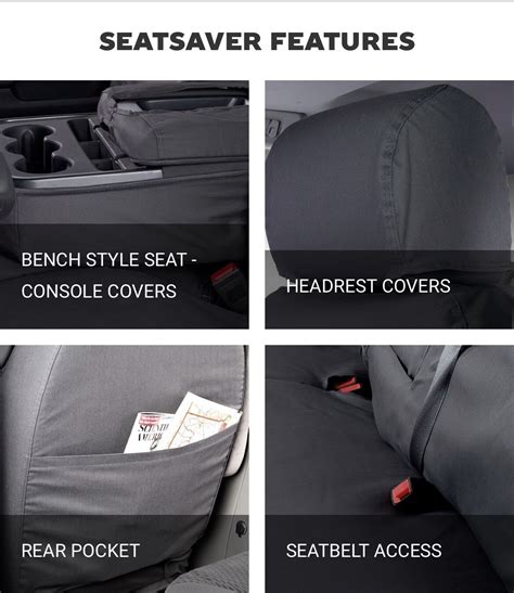 Covercraft+SS7402PCGY+Seats+-+Seat+Cover for sale online | eBay