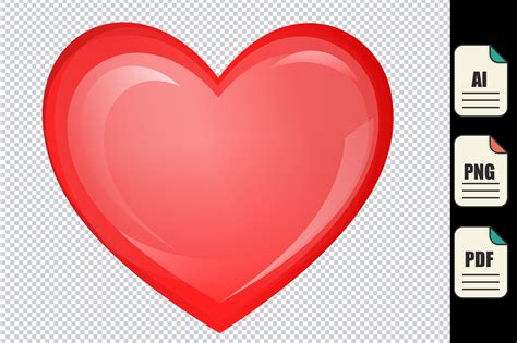 Red Heart Design Embossed. Graphic by blue-hat-graphics · Creative Fabrica