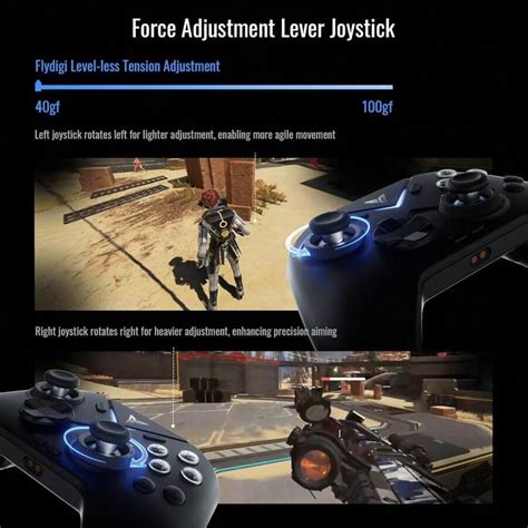 FLYDIGI Vader 4 Pro PC Controller Force Adjustment Lever Joystick Hall ...