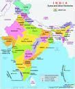 political map of india - Brainly.in