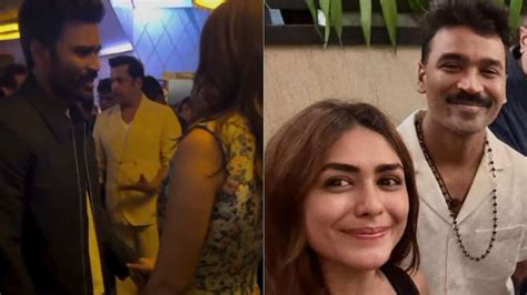Are Dhanush & Mrunal Thakur Dating? Viral Video Shows Them Holding ...