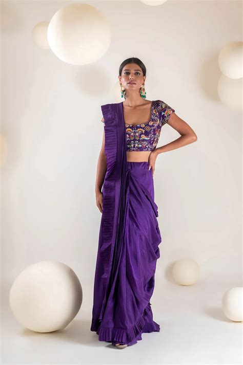 Draped Saree Set – Pallavi Poddar