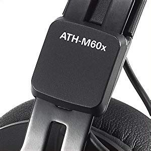 Audio-Technica ATH-M60x On-Ear Wired Studio Headphones | On-Ear Design ...