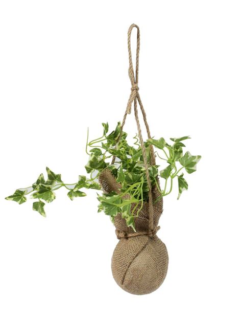 Artificial Creeper Plants Bonsai with Jute Bag for Balcony (Pack of 1 ...