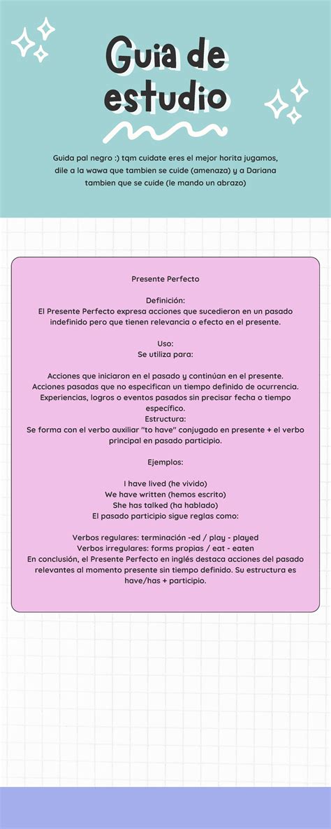 Guia de estudio Ingles - Temas de repaso para el examen de competencias ...