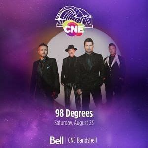 98 Degrees in Toronto, CNE Bandshell, Toronto, 23 August to 24 August ...
