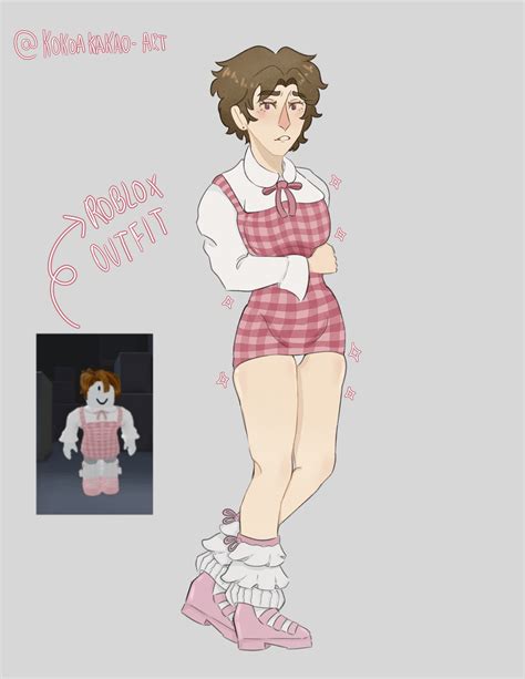 ANOTHER ROBLOX OUTFIT. Because I loved drawing my femboy outfits in ...