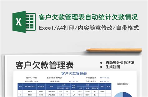 2021年客户欠款统计报表-Excel表格-工图网