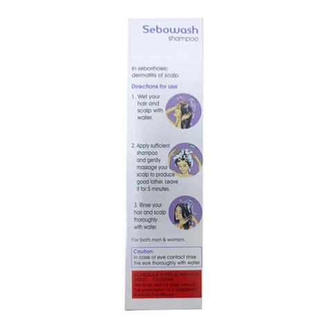 Buy Sebowash 0.01 %W/V Shampoo (125) Online at Flat 15% OFF | PharmEasy