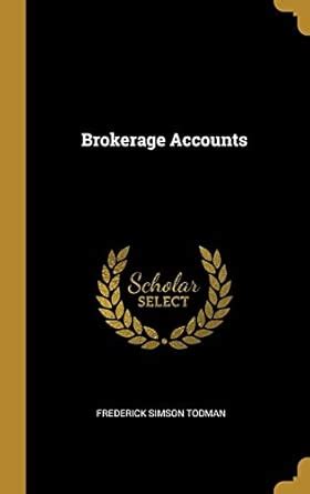 Buy Brokerage Accounts Book Online at Low Prices in India | Brokerage ...