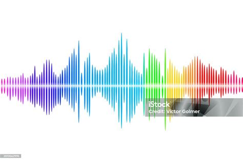 Conceptual Image Of Sound Wave Acoustics And Sound Vibrations ...