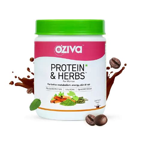 Protein & Herbs for Women, 23g Whey Protein - Cafe mocha