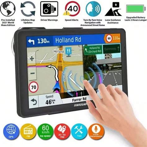 7-Inch Gps Navigation Car/Truck Touch Screen Map With Voice Directions ...