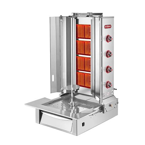 SilverInox 2166-A4 Rotary Oven with Bottom Motor, 4 Radius, Natural Gas ...