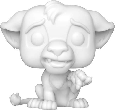 Buy Funko POP! Disney: Lion King - Simba Do It Yourself, Multicolor ...