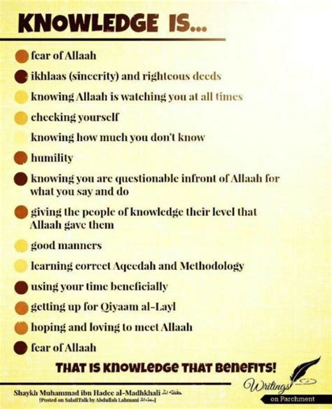 Knowledge that benefits.