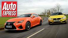 Bmw M4 Vs Lexus Rc F by Lexus Rc F Vs Bmw M4 Coupe Track Battle Bmw M4 Vs Lexus Rc F