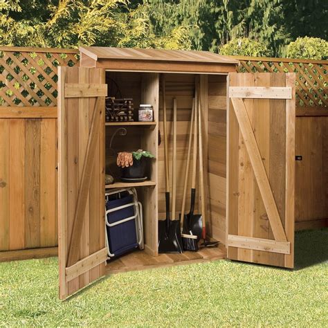 Garden Hutch Shed, Garden Tool Storage, 2x4 Sheds | Cedarshed Canada