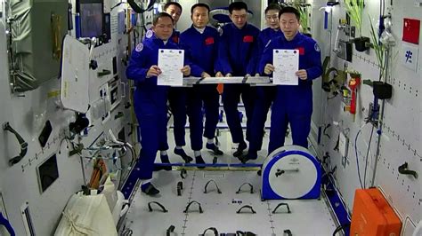 China Space Station: First-ever in-orbit crew rotation completed - CGTN