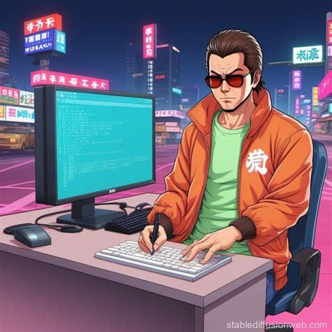 Image result for Anime Computer Programmer