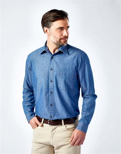 Chambray Shirt - Dark Blue