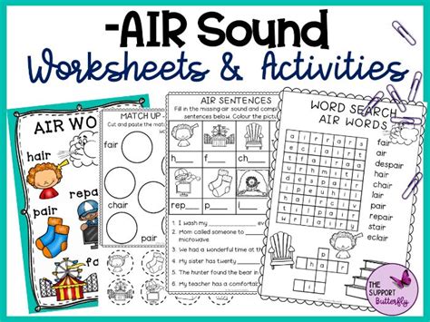 AIR Words Worksheets and Activities | Teaching Resources