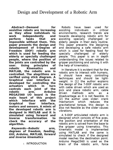 How to Design Robotic Arm 的图像结果