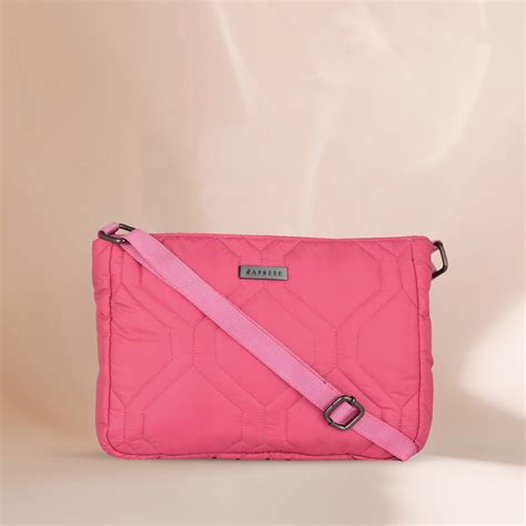 Buy Caprese Mars Small Fuchsia Sling Bag @ Rs.839 | Caprese Bags