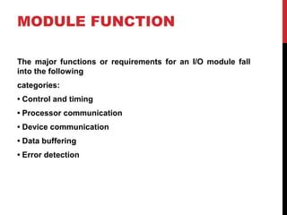 Input Output Modules 的图像结果