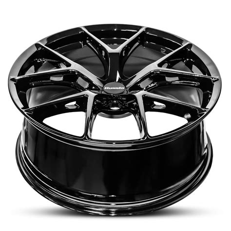 skoda octavia hussla forged b6 gloss black wheel #17704