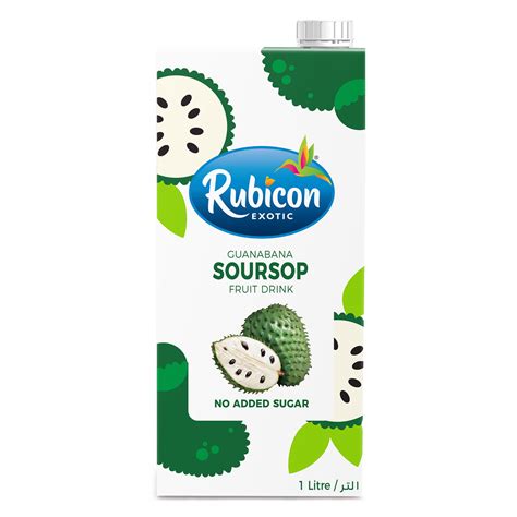 Rubicon Exotic No Added Sugar Guanabana Soursop Fruit Drink 1 Litre ...