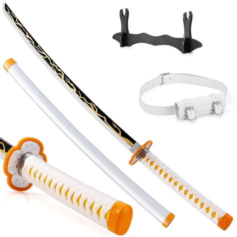 Buy WARRIOR2 Demon Slayer Bamboo Blade 41" Full-Set Belt & Stand ...