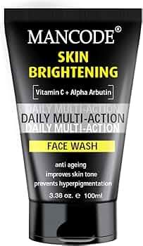 Mancode Skin Brightening Face Wash for Men - Clear Skin, Oil Control ...
