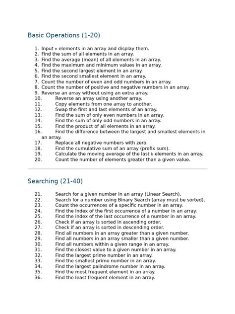 Modular Programs with 1 D Array 的图像结果