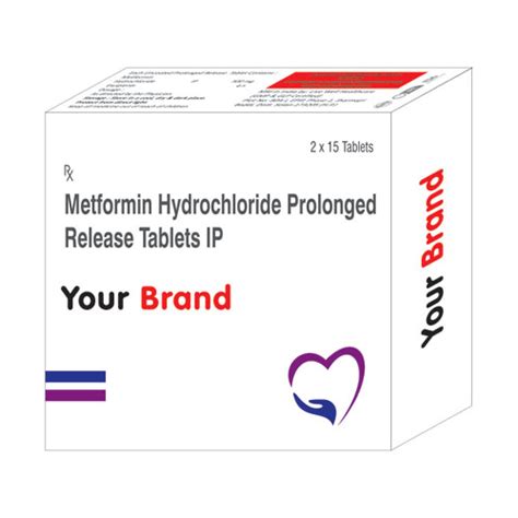 Metformin Hydrochloride Prolonged Release 500mg/100mg Tablets IP Live