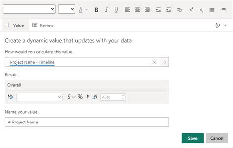 Solved: text box and a value come from a measure - Microsoft Fabric ...