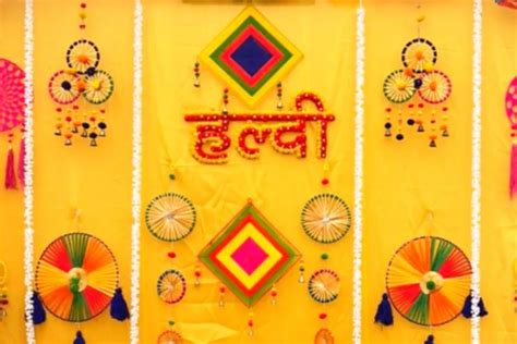 Haldi Decoration Backdrop