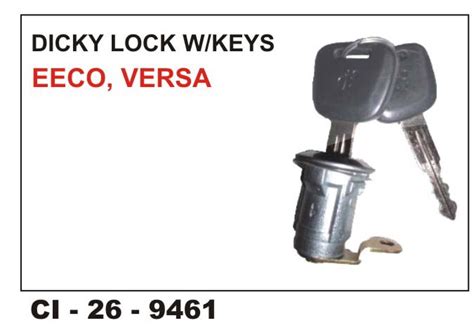 Car International Dicky Lock W/Key Eeco, Versa CI-9461 for Maruti ...