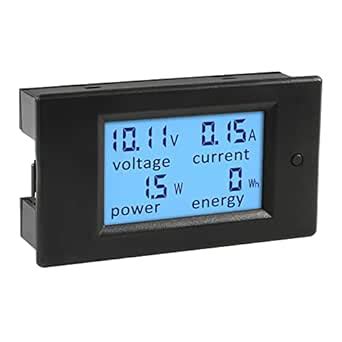 Diitao DC 6.5-100V 0-100A LCD Display Digital Current Voltage Power ...