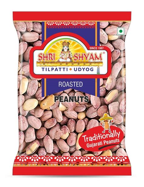 2 kg Shree Shyam Roasted Peanut, Salted Peanuts, Pack of 4 (500 Gram ...