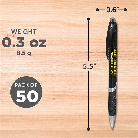 Buy DISCOUNT PROMOS Ballpoint Pens With Rubber Grip - 50 pack ...
