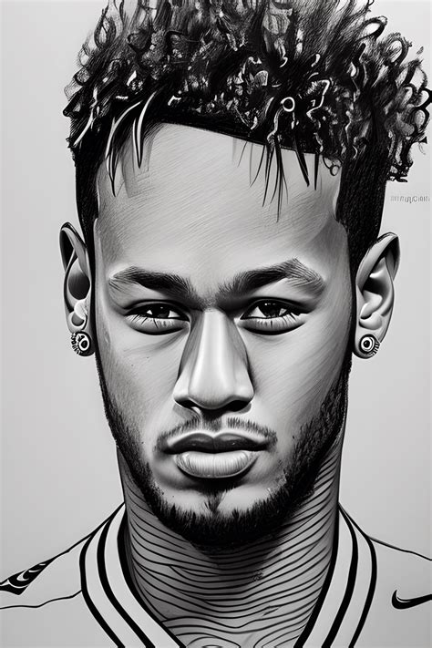 Tutorial de como desenhar o Neymar Jr. com material escolar