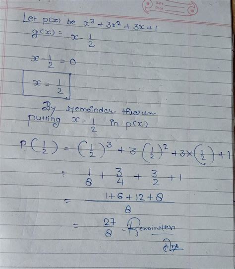 find the remainder when x^3+3x^2+3x+1 is divided by the following ...