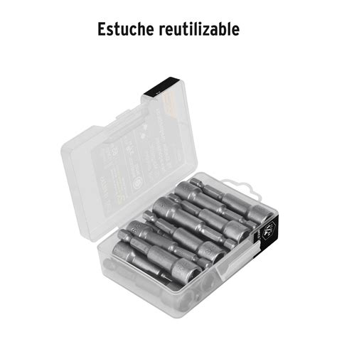 Ficha Tecnica Estuche con 15 dados magnéticos de 3/8" largo 2-1/2", Expert