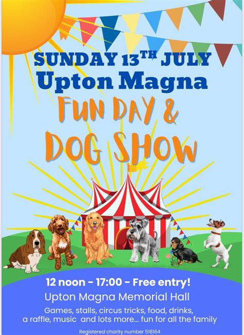 Upton Magna Fun Day & Dog Show, Upton Magna Memorial Hall, SY4 4TZ ...