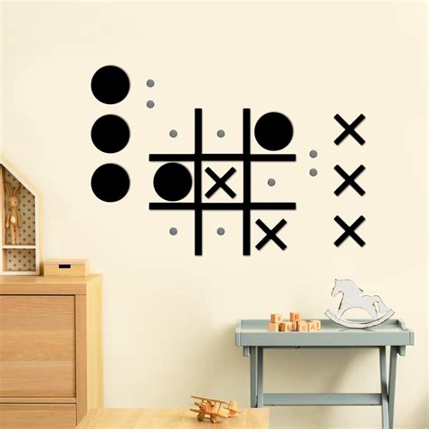 Lamkidle Magnetic Tic Tac Toe Wall Mount Game Wall Decor Fun India | Ubuy